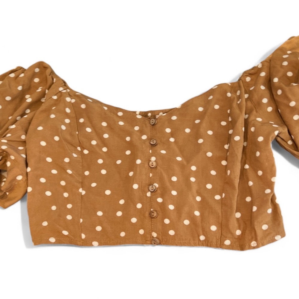 L*SPACE Lola Top in Beachcomber Dot NWT Size Medium - Picture 4 of 8